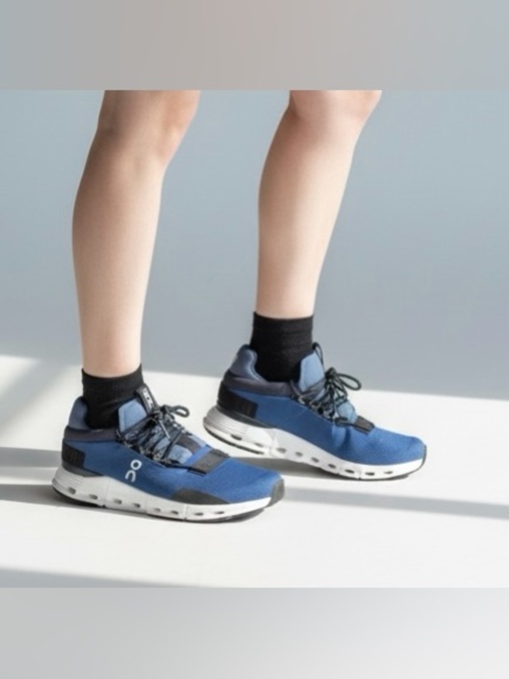 On Cloudnova Navy White Women's Blue & Black Sneakers US 7.5